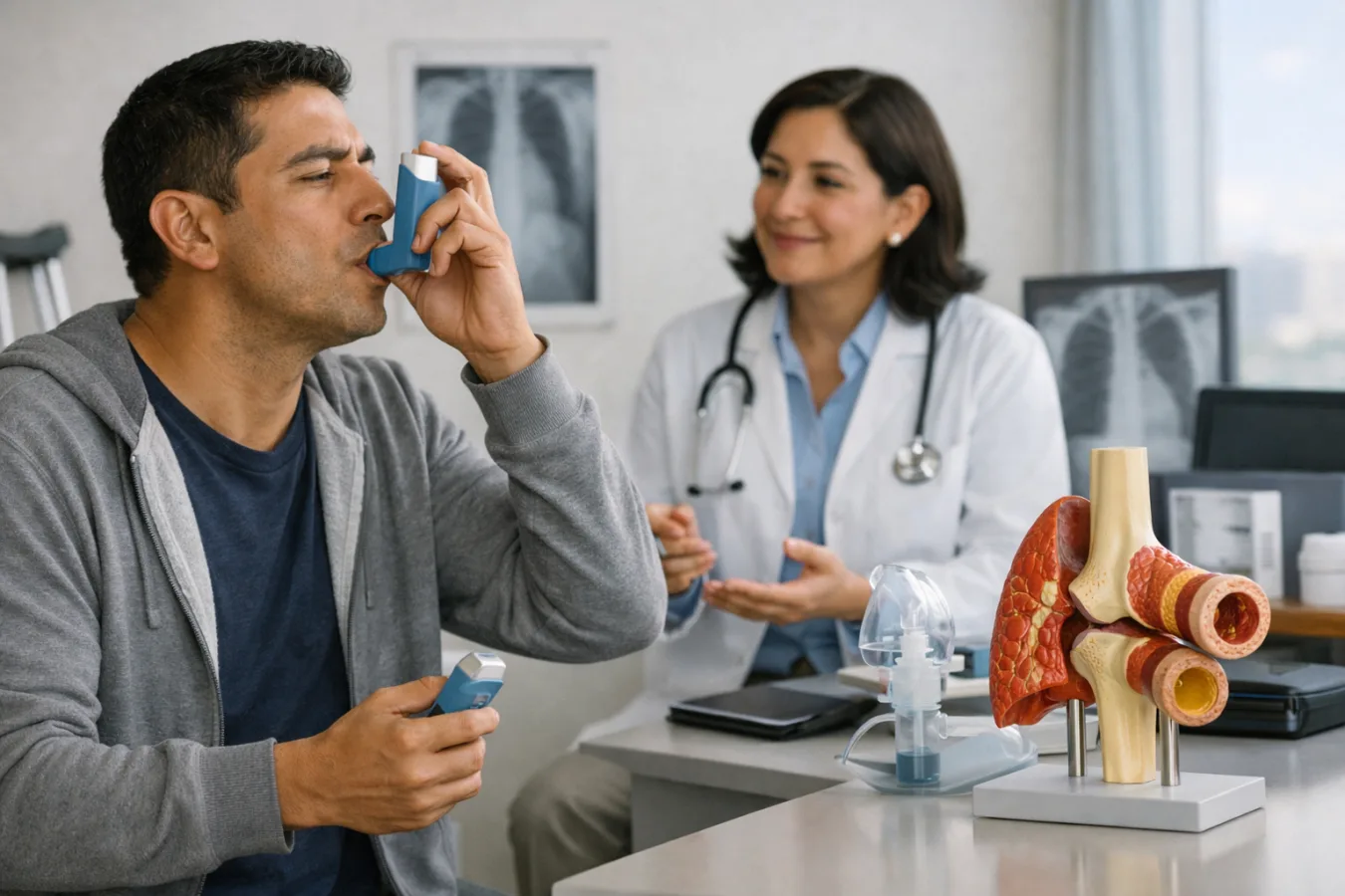 ¿Qué especialista trata la insuficiencia respiratoria?